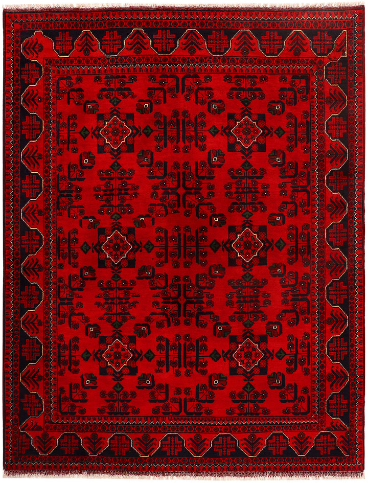 Firebrick Khal Mohammadi 4'  10" x 6'  3" - No. QA12490