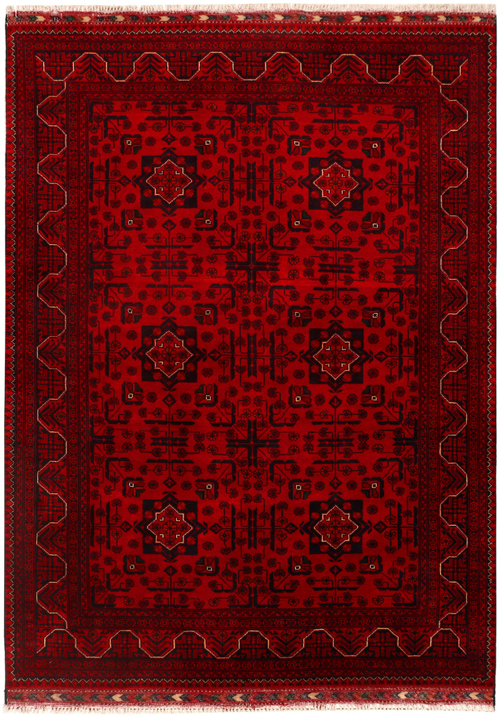 Firebrick Khal Mohammadi 4'  10" x 6'  8" - No. QA66186