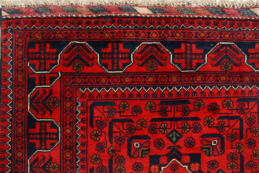 Firebrick Khal Mohammadi 4'  9" x 6'  7" - No. QA44140