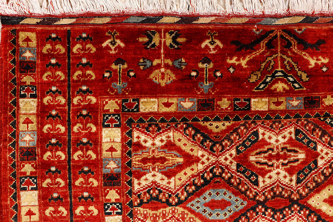 Multi Colored Ziegler 4'  11" x 6'  9" - No. QA55933