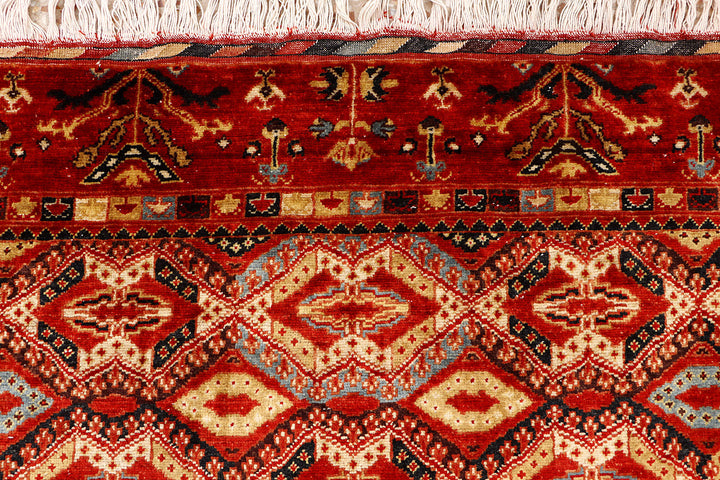 Multi Colored Ziegler 4'  11" x 6'  9" - No. QA55933