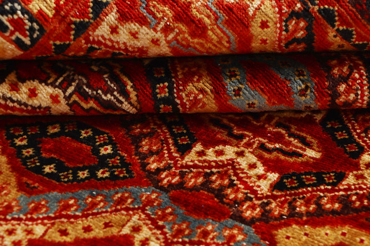 Multi Colored Ziegler 4'  11" x 6'  9" - No. QA55933