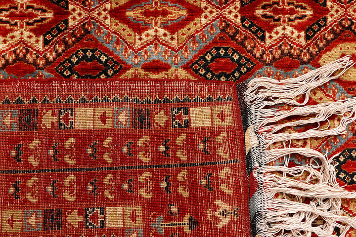 Multi Colored Ziegler 4'  11" x 6'  9" - No. QA55933