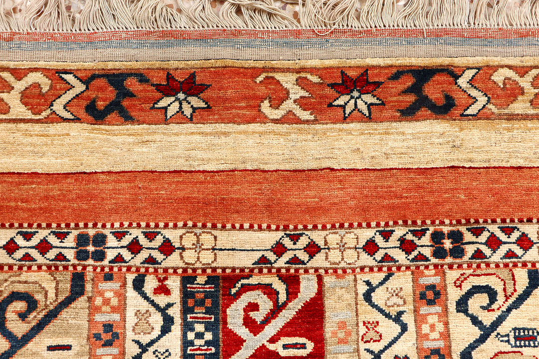 Multi Colored Shawl 5'  6" x 7'  5" - No. QA90471