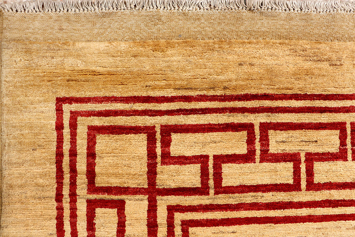 Moccasin Gabbeh 6'  3" x 6'  9" - No. QA67700