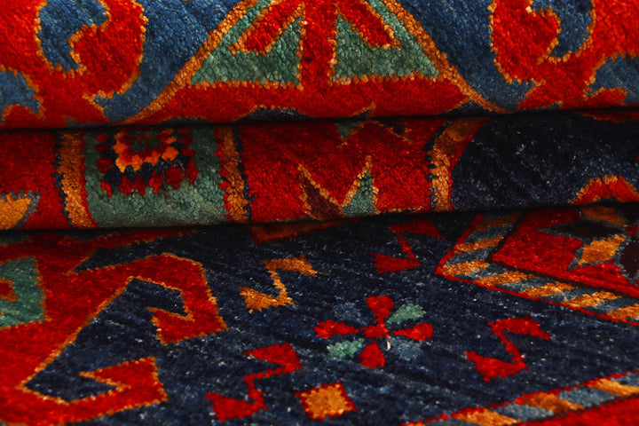 Red Mamluk 6'  11" x 9'  11" - No. QA18058