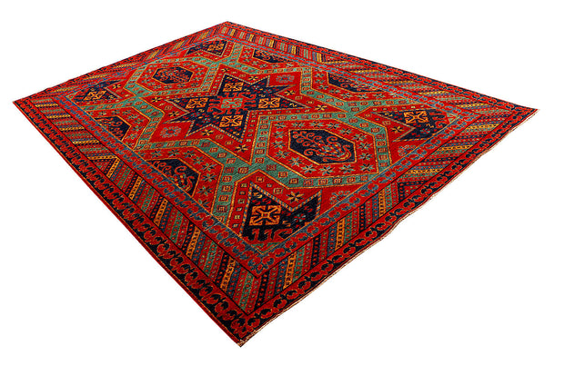 Red Mamluk 6'  11" x 9'  11" - No. QA18058