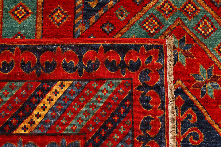 Red Mamluk 6'  11" x 9'  11" - No. QA18058