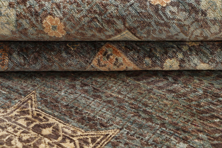 Saddle Brown Mamluk 9'  x" 11'  9" - No. QA26601