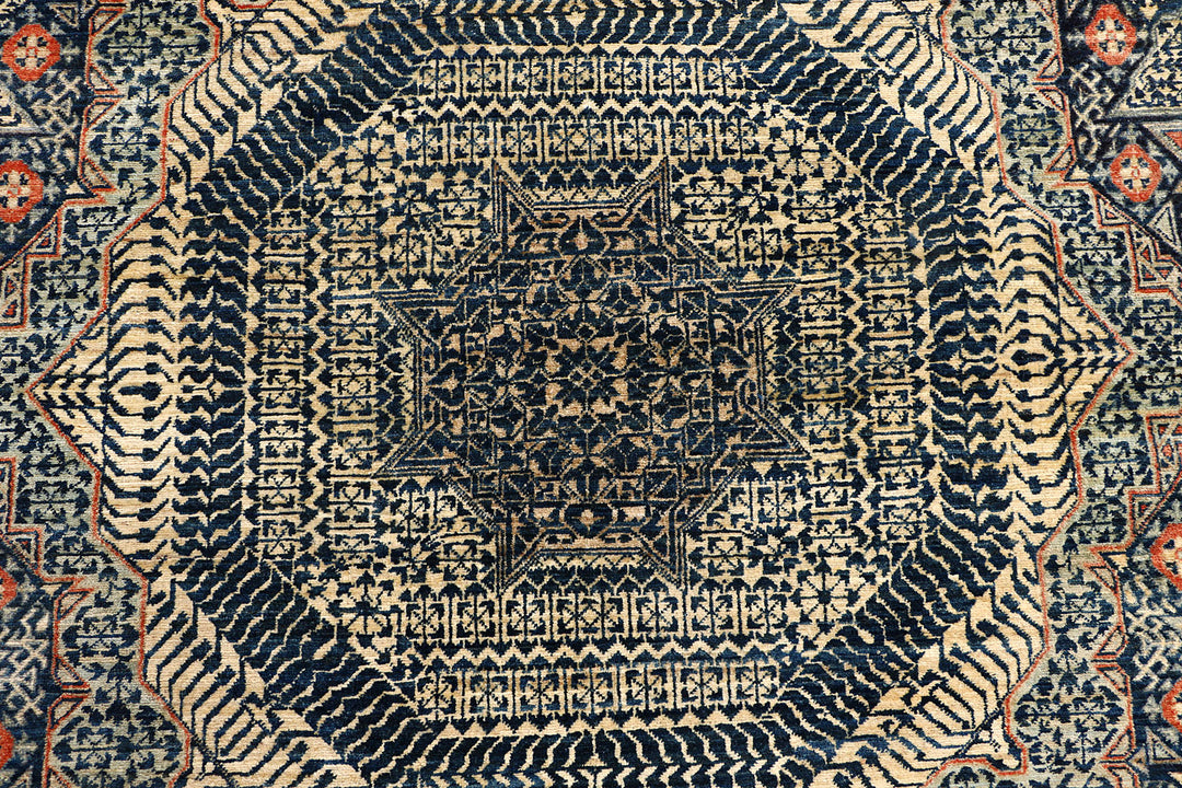 Multi Colored Mamluk 8'  10" x 11'  11" - No. QA37522