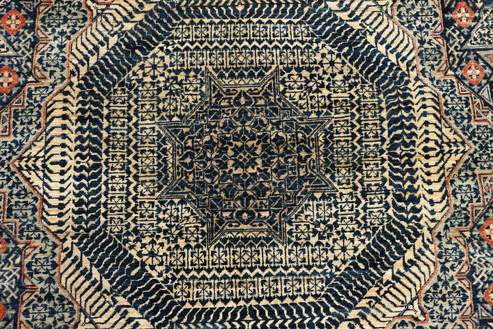 Multi Colored Mamluk 8'  10" x 11'  11" - No. QA37522