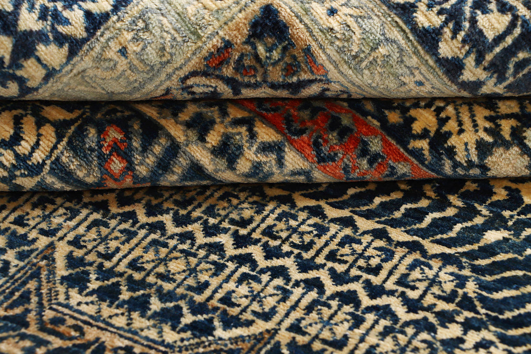 Multi Colored Mamluk 8'  10" x 11'  11" - No. QA37522