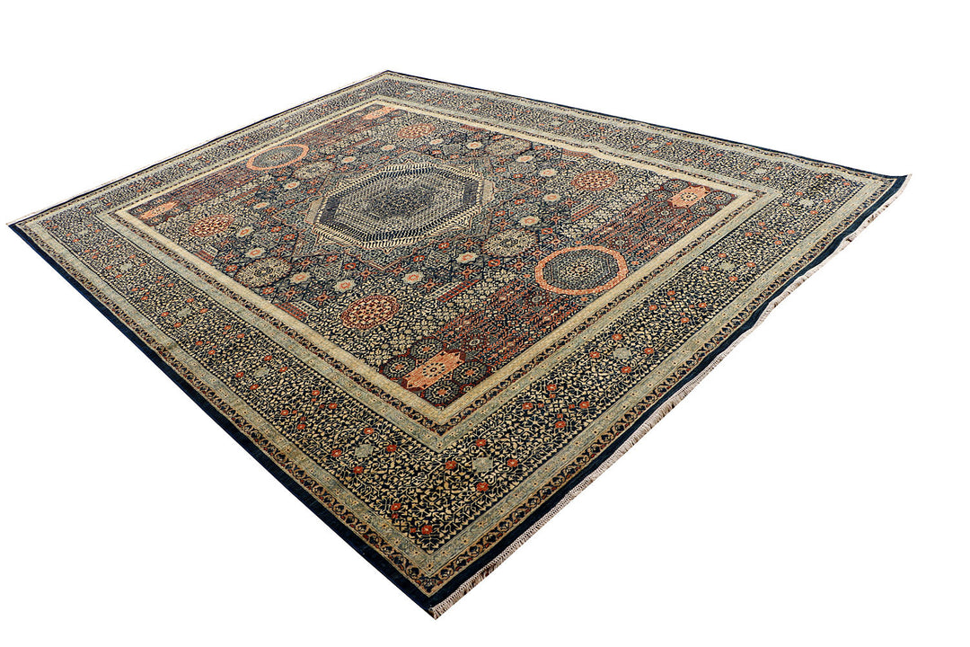 Multi Colored Mamluk 8'  10" x 11'  11" - No. QA37522