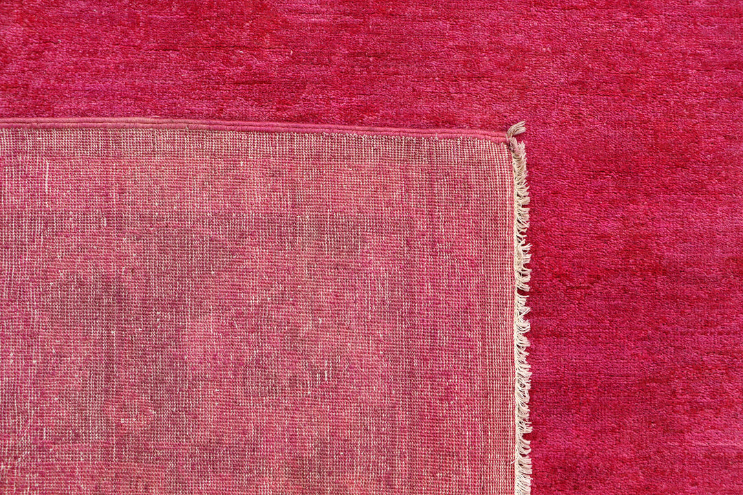 Crimson Overdyed 6'  5" x 9'  6" - No. QA41742