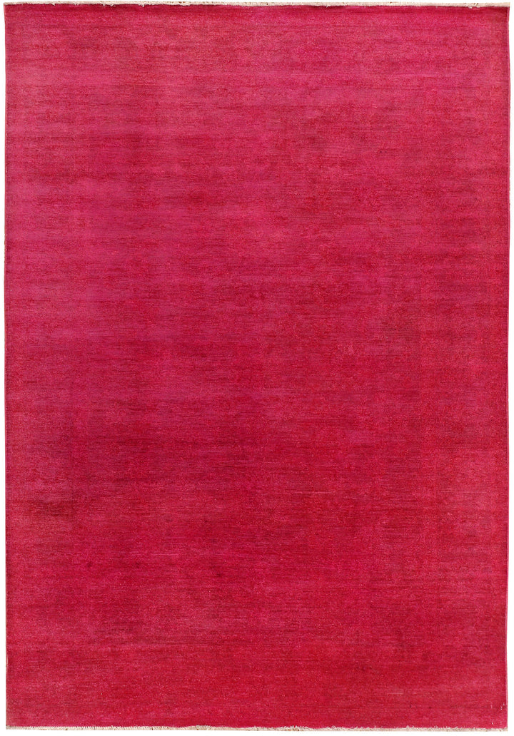 Crimson Overdyed 6'  5" x 9'  6" - No. QA41742