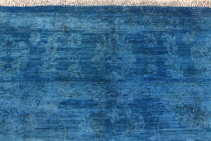 Steel Blue Overdyed 5' 11 x 8' 5 - No. 73437