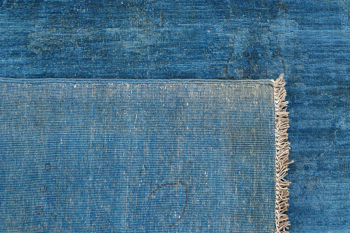 Steel Blue Overdyed 5' 11 x 8' 5 - No. 73437