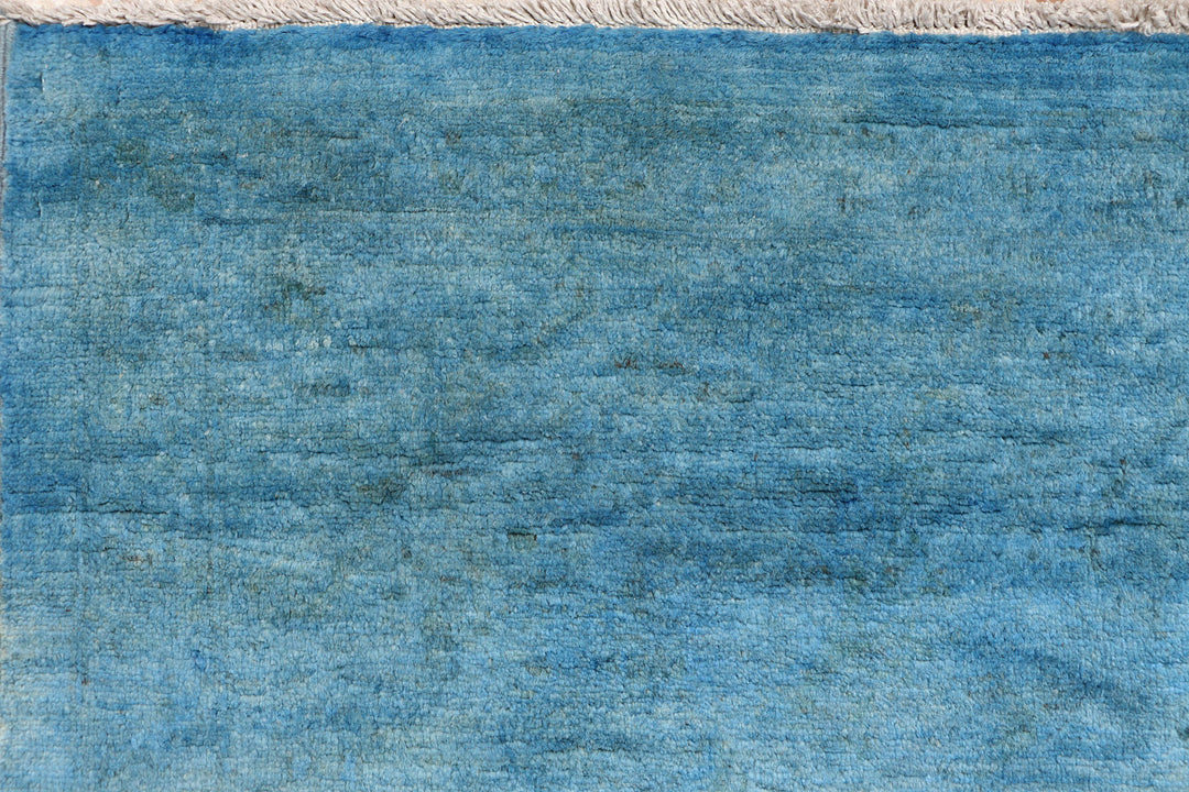 Steel Blue Overdyed 7' 10 x 9' 9 - No. 73439