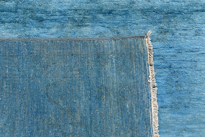 Steel Blue Overdyed 7'  10" x 9'  9" - No. QA72485