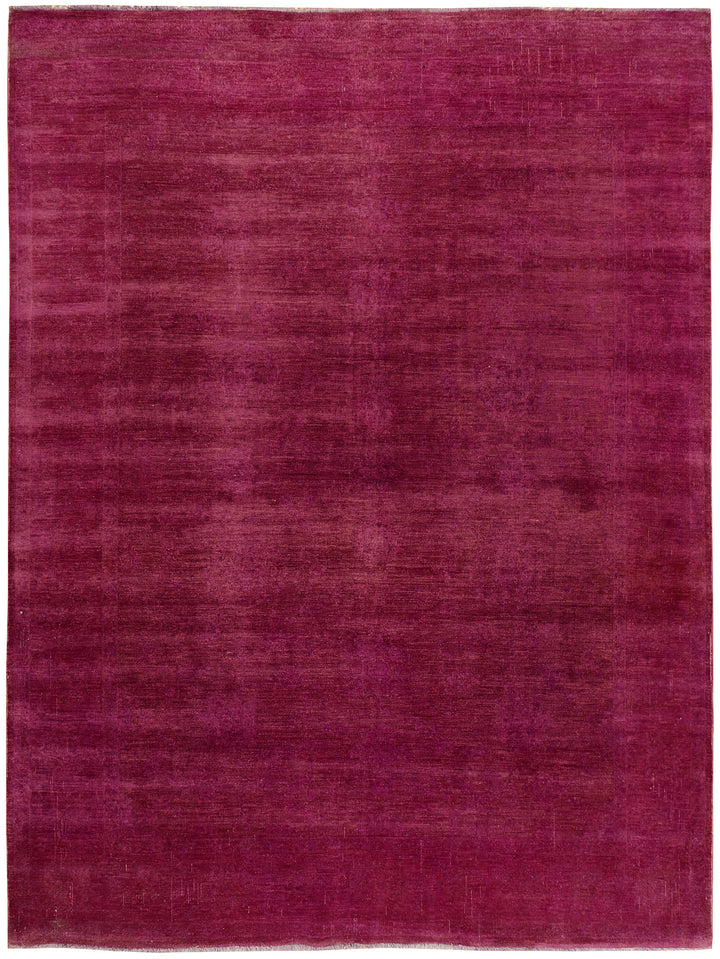 Crimson Overdyed 8'  1" x 10'  8" - No. QA41651