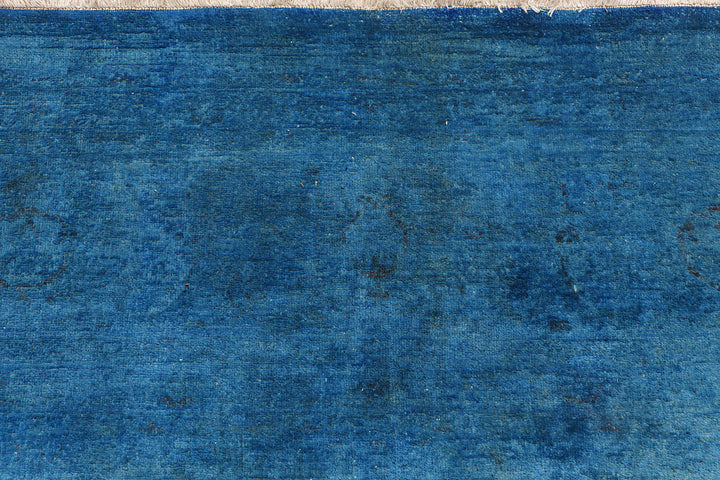 Steel Blue Overdyed 8' 9 x 10' 11 - No. 73443