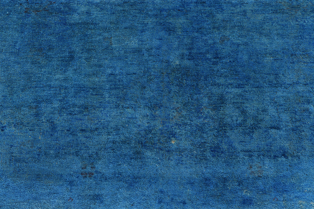 Steel Blue Overdyed 8' 9 x 10' 11 - No. 73443