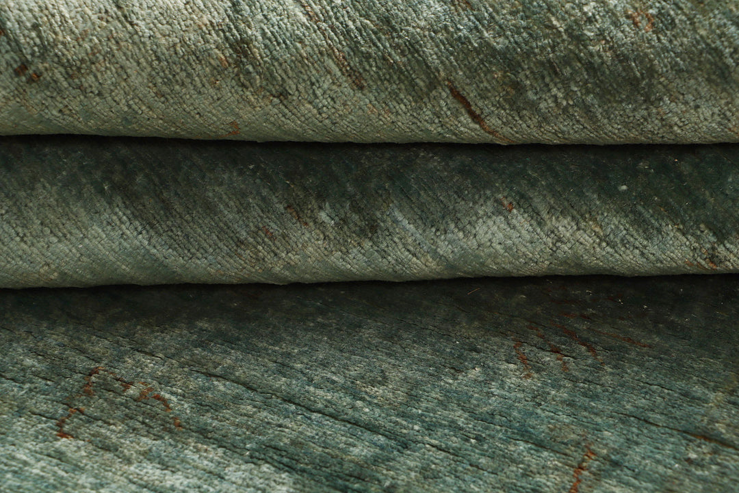 Dark Olive Green Overdyed 3' 8 x 5' 7 - No. 73444