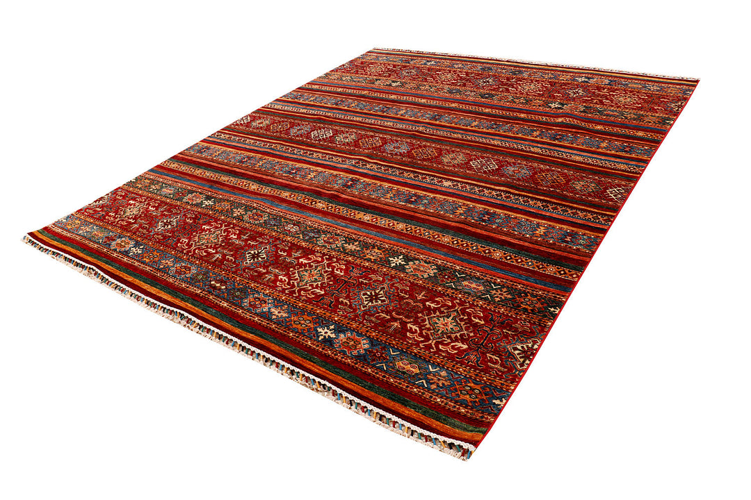 Multi Colored Kazak 7'  11" x 9'  9" - No. QA47612