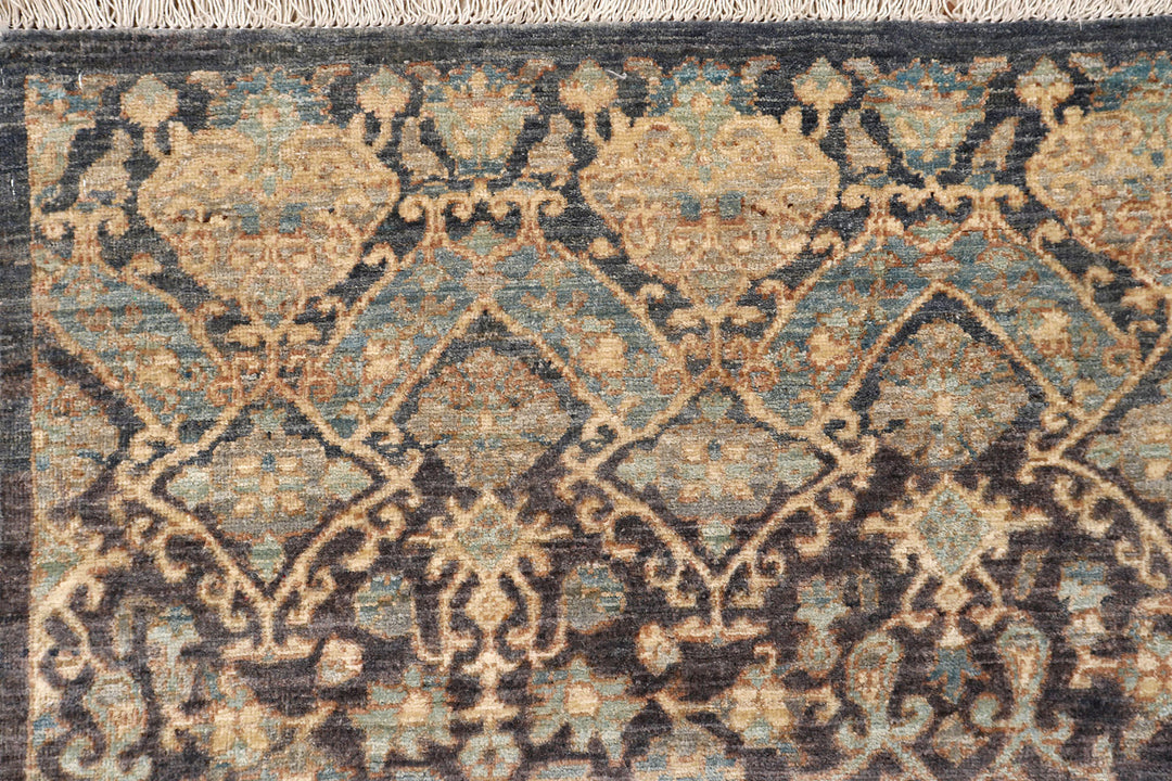 Grey Ikat 8' x 9' 11 - No. 73458