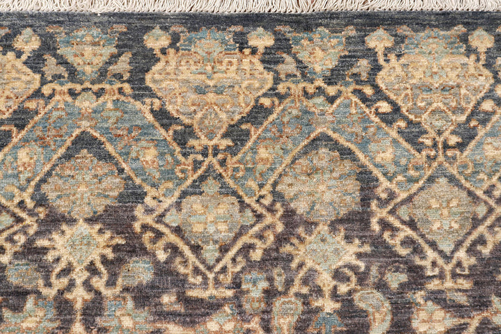 Grey Ikat 8' x 9' 11 - No. 73458