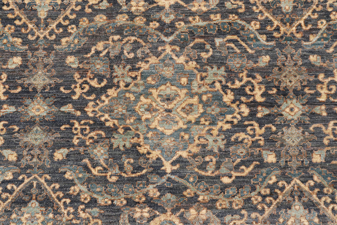 Grey Ikat 8' x 9' 11 - No. 73458