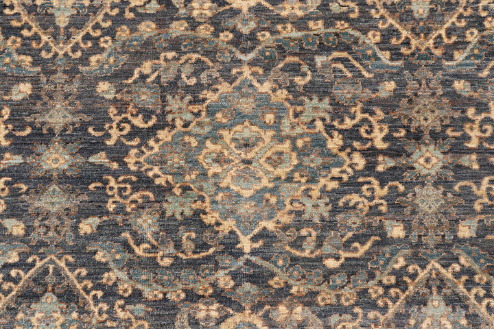 Grey Ikat 8' x 9' 11 - No. 73458