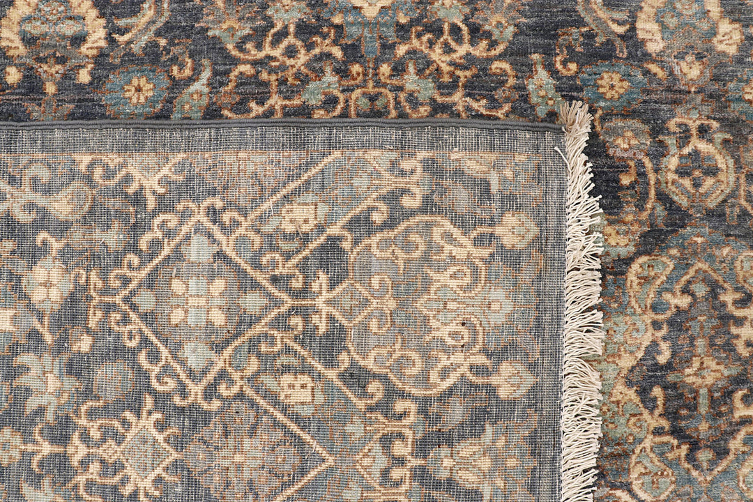 Grey Ikat 8' x 9' 11 - No. 73458