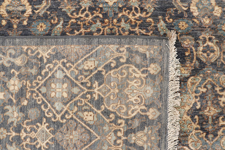 Grey Ikat 8' x 9' 11 - No. 73458