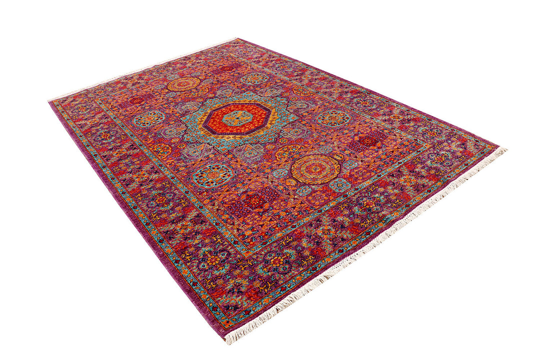 Multi Colored Mamluk 6'  1" x 8'  10" - No. QA97701