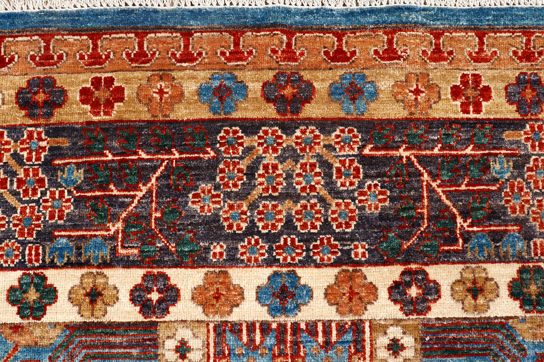 Multi Colored Mamluk 8'  11" x 11'  7" - No. QA28035