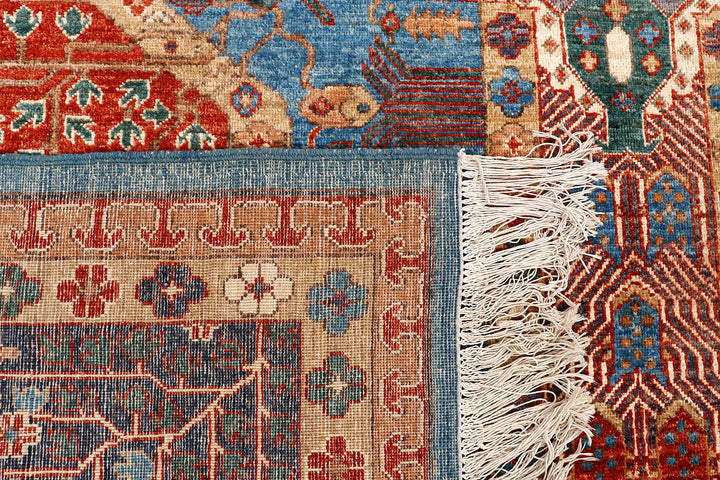 Multi Colored Mamluk 8'  11" x 11'  7" - No. QA28035