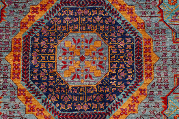 Multi Colored Mamluk 9'  x" 11'  7" - No. QA61331