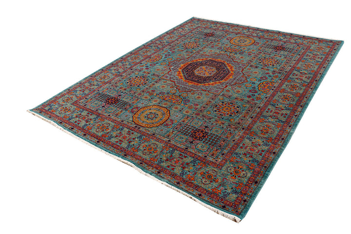 Multi Colored Mamluk 9'  x" 11'  7" - No. QA61331