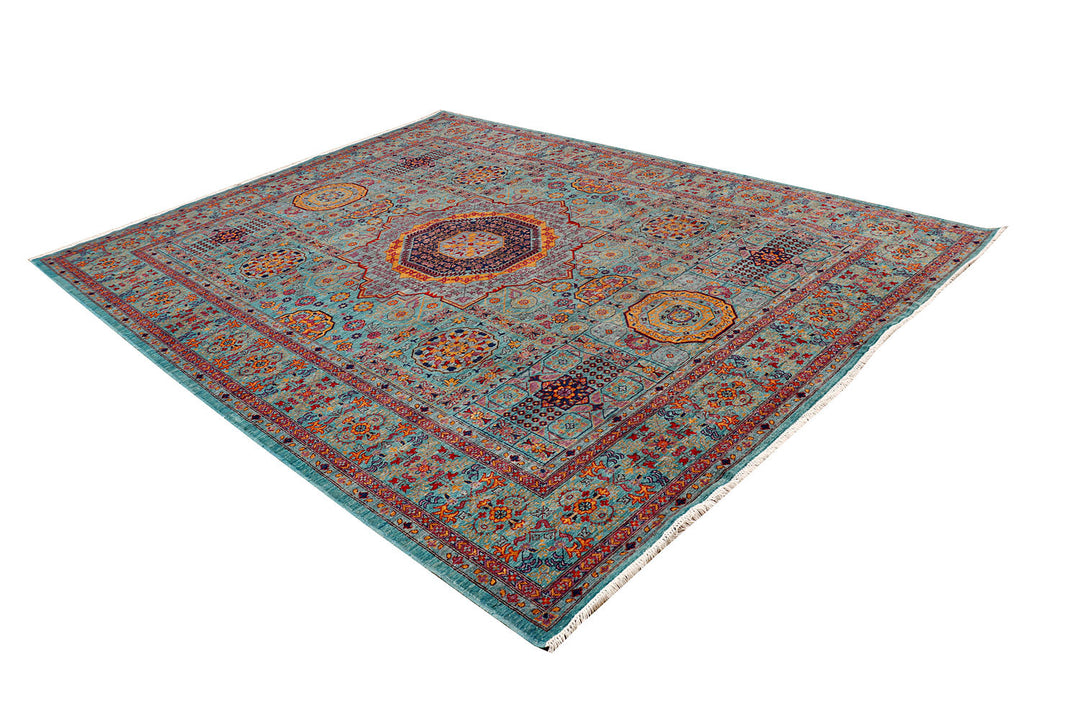 Multi Colored Mamluk 9'  x" 11'  7" - No. QA61331