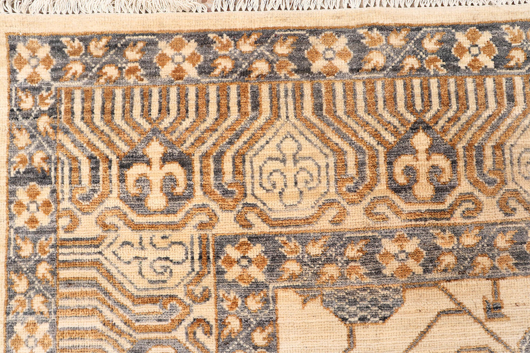 Blanched Almond Oushak 7'  11" x 9'  9" - No. QA80111