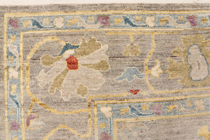 Peach Puff Oushak 8'  x" 9'  11" - No. QA27065