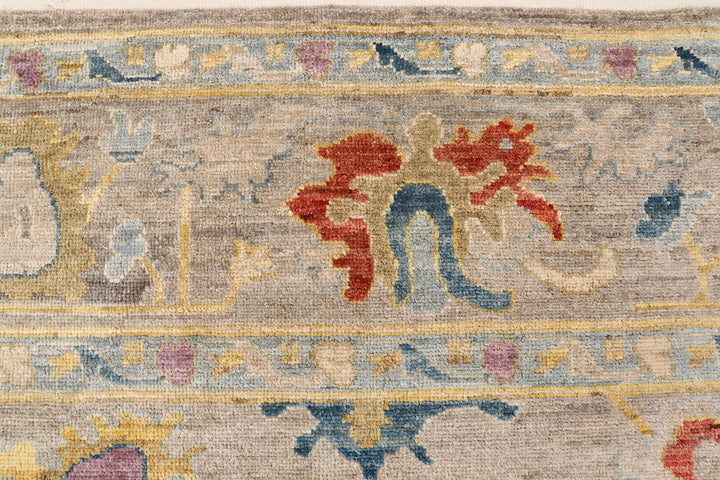 Peach Puff Oushak 8'  x" 9'  11" - No. QA27065