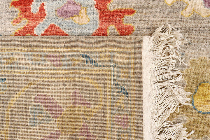 Peach Puff Oushak 8'  x" 9'  11" - No. QA27065