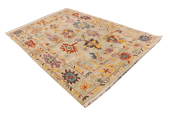 Bisque Oushak 6' x 8' 11 - No. 73467