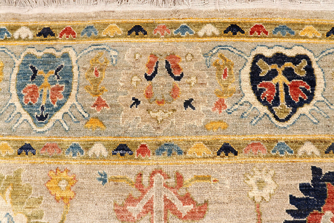 Blanched Almond Oushak 7'  10" x 10'  1" - No. QA20057