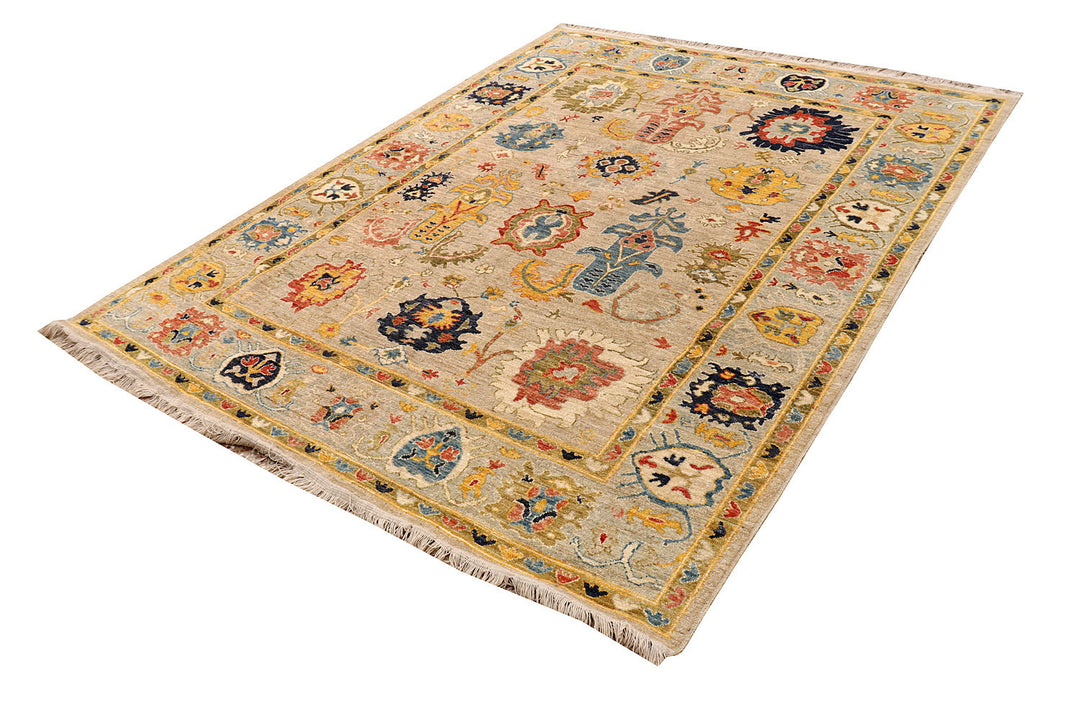 Blanched Almond Oushak 7' 10 x 10' 1 - No. 73469