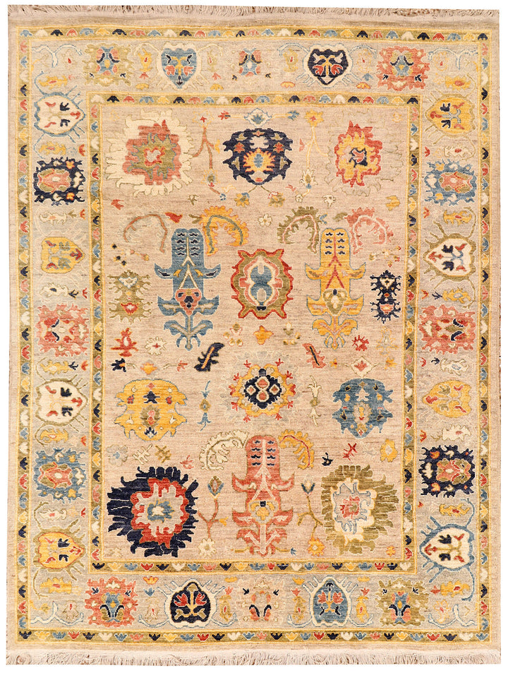 Blanched Almond Oushak 7' 10 x 10' 1 - No. 73469