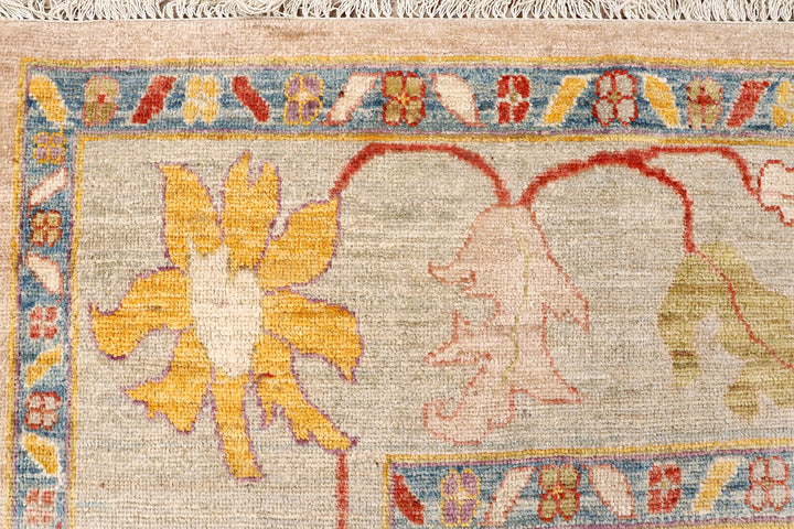 Bisque Oushak 8'  11" x 11'  11" - No. QA45322