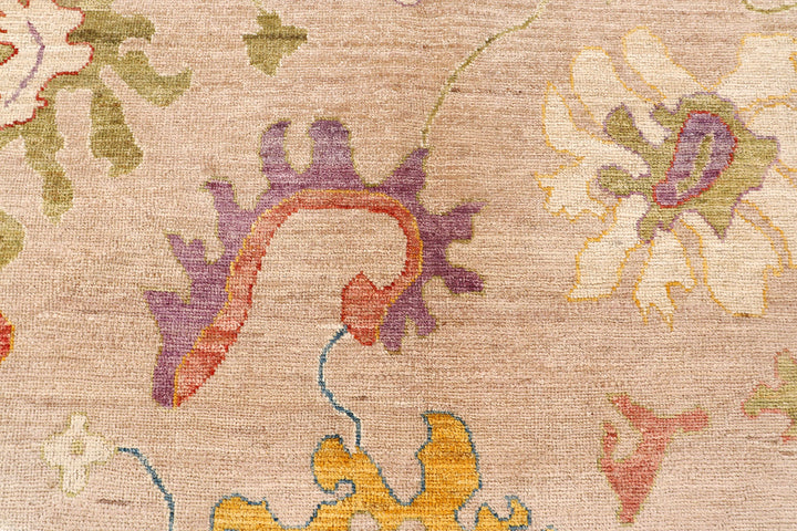 Bisque Oushak 8'  11" x 11'  11" - No. QA45322